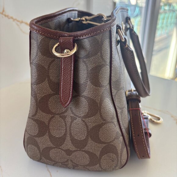 Coach 2way Handbag / Shoulder bag in Signature Canvas - F34605 - Picture 3 of 6